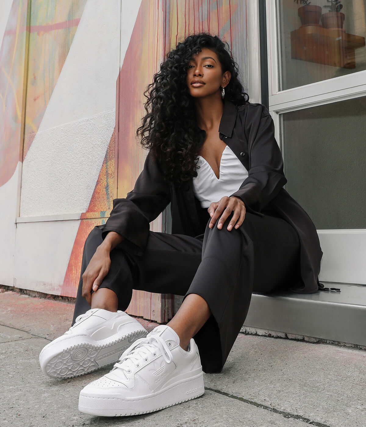 ADIDAS FORUM BOLD - White Leather | Browns Shoes