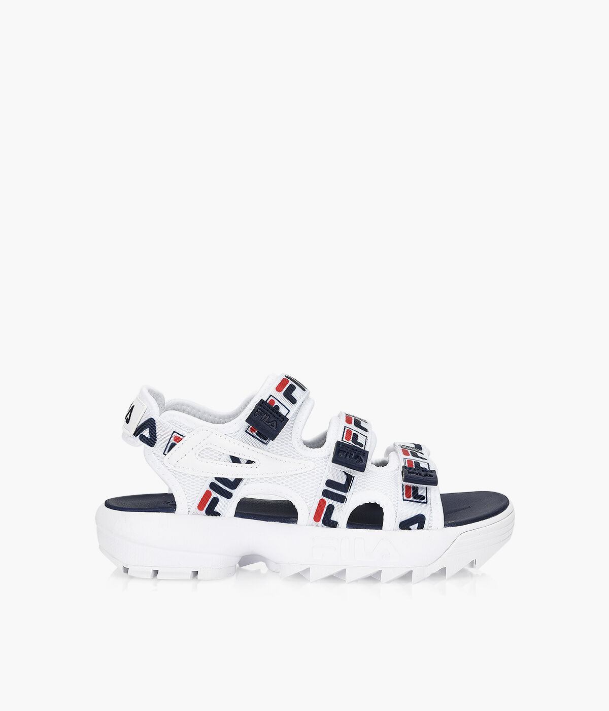 Fila disruptor deals sandal white