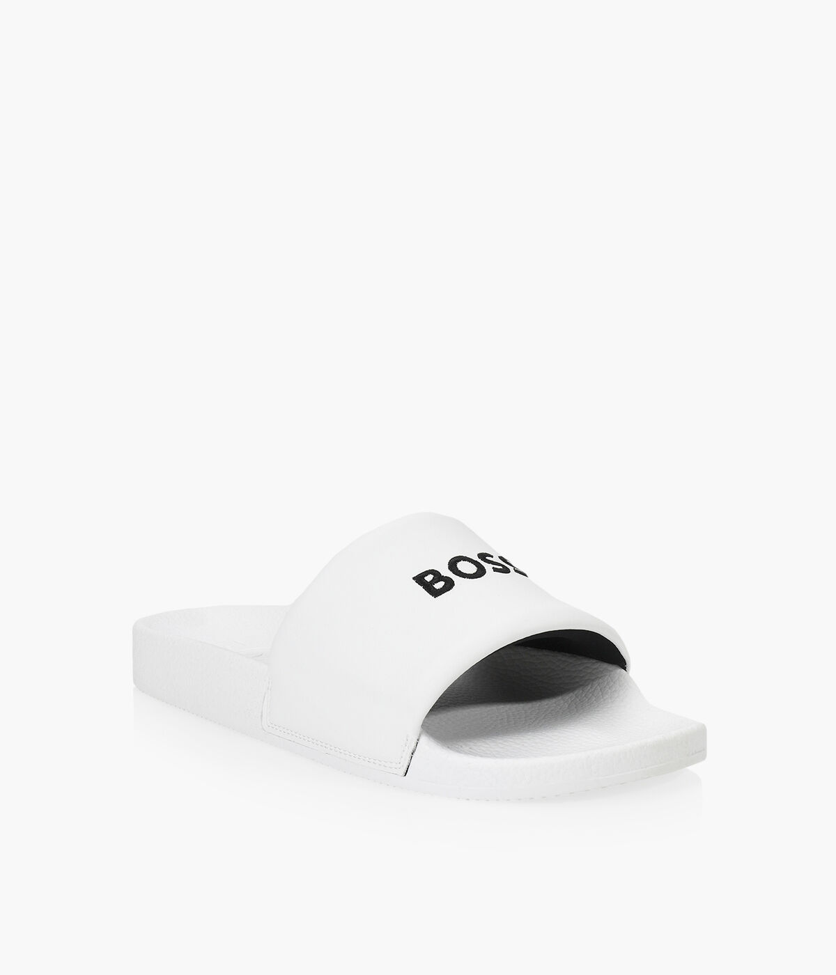 Mens boss slides on sale