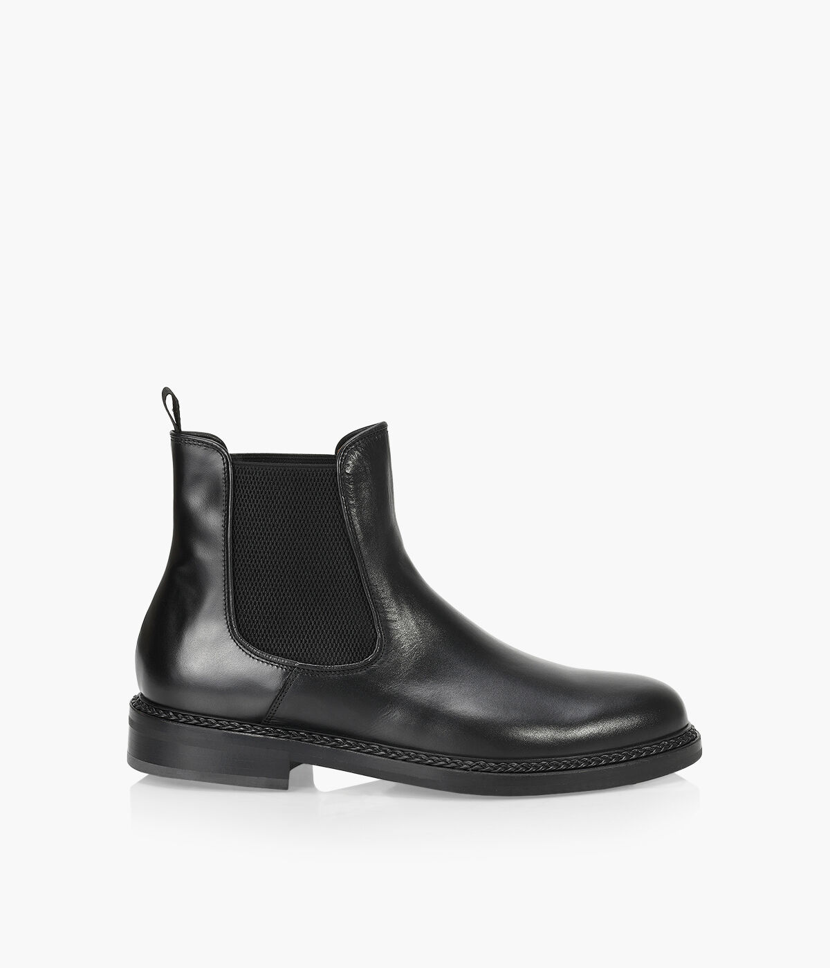 LUCA DEL FORTE MAXWELL Black Leather Browns Shoes