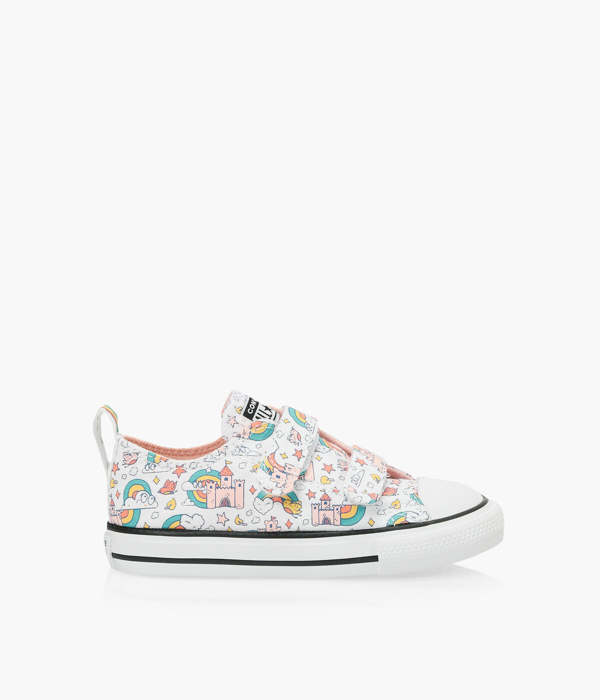 CONVERSE CHUCK TAYLOR ALL STAR 2V RAINBOW CASTLES White Colour