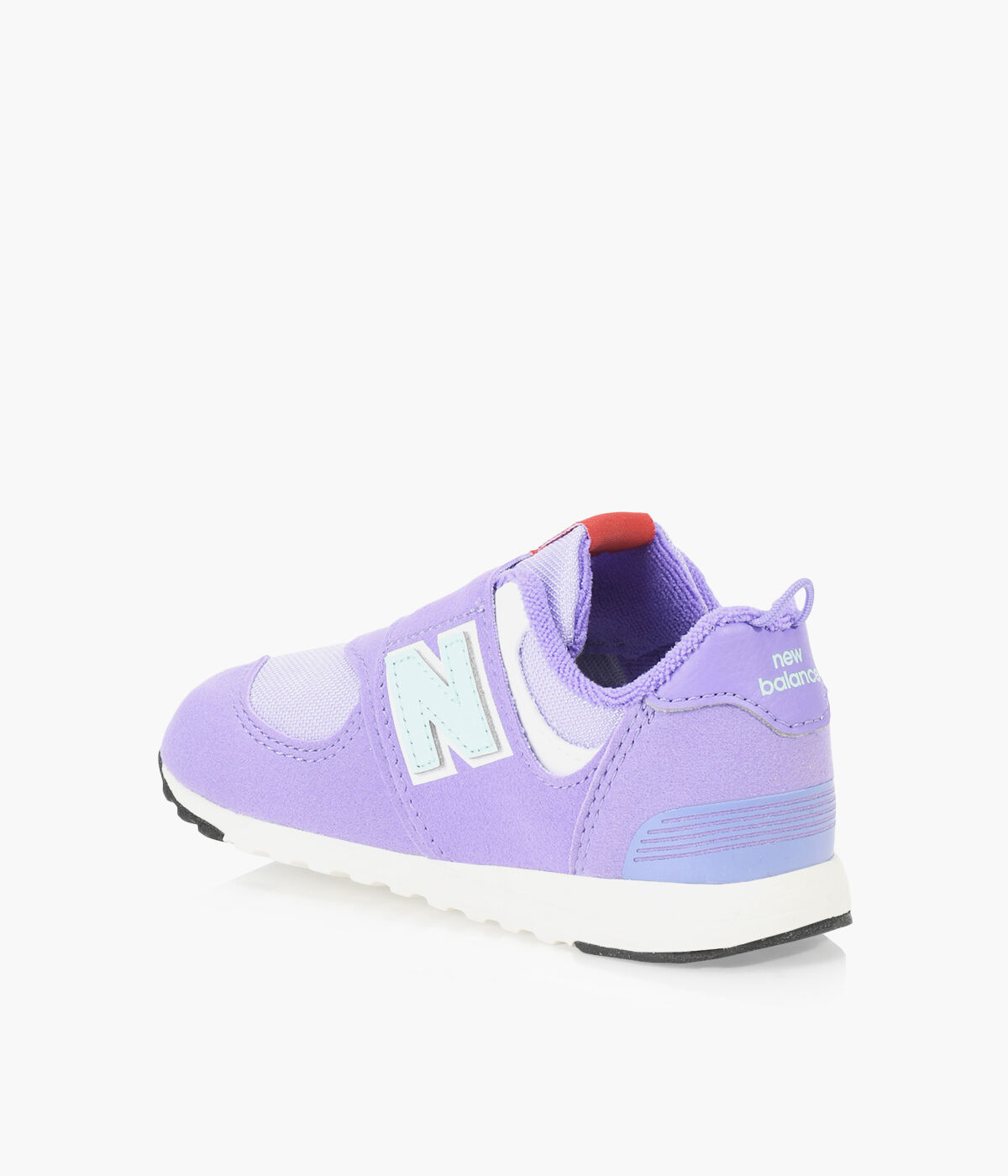 NEW BALANCE 574 NEW B HOOK LOOP Purple Browns Shoes