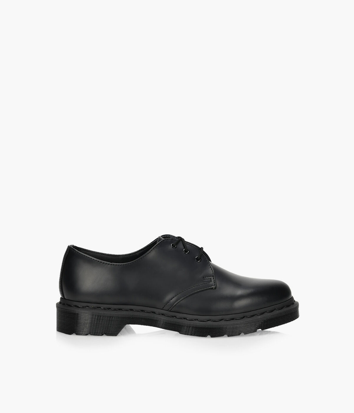 DR. MARTENS 1461 MONO OXFORD Black Leather Browns Shoes