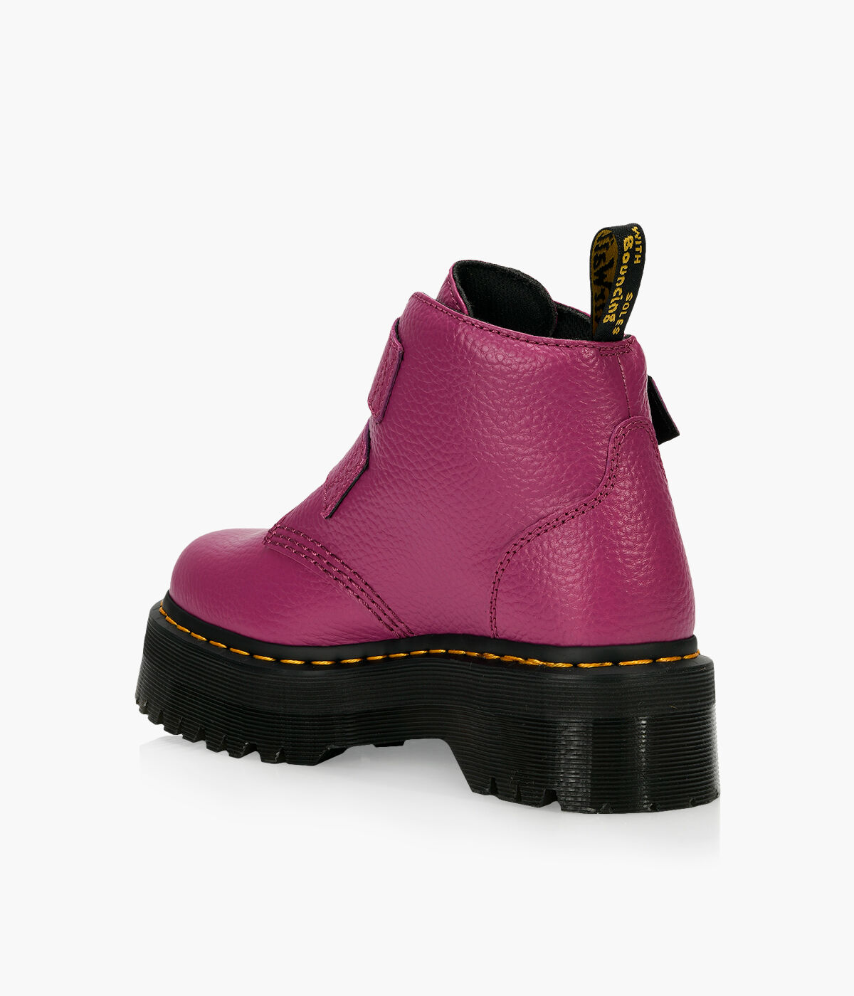 DR. MARTENS DEVON HEART PLATFORM Pink Leather Browns Shoes