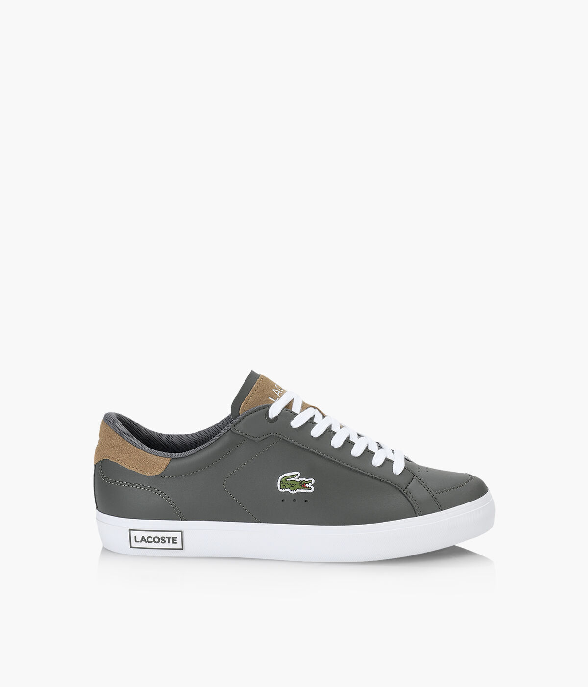 Lacoste grey hot sale mens shoes