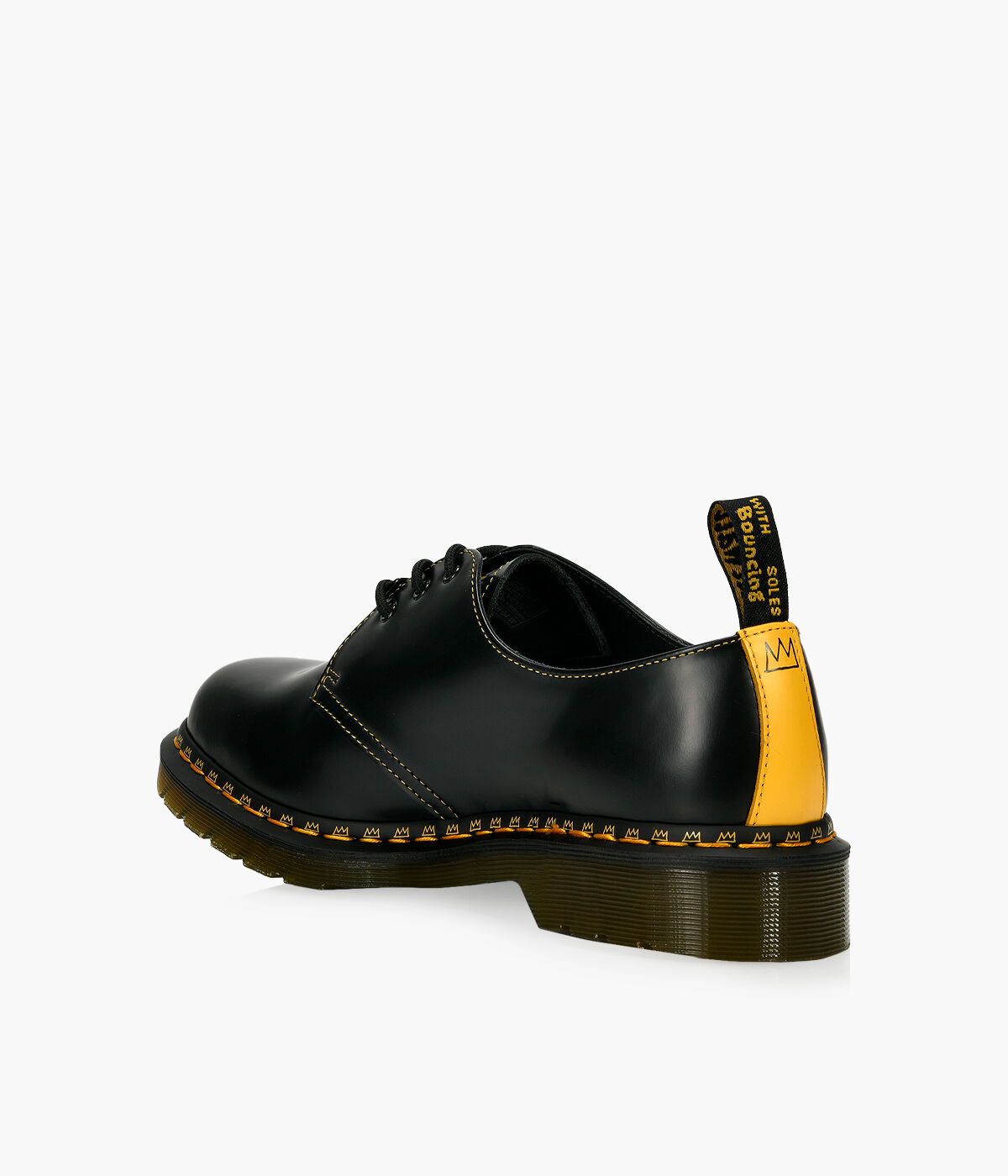 DR. MARTENS 1461 BASQUIAT Black Leather Browns Shoes