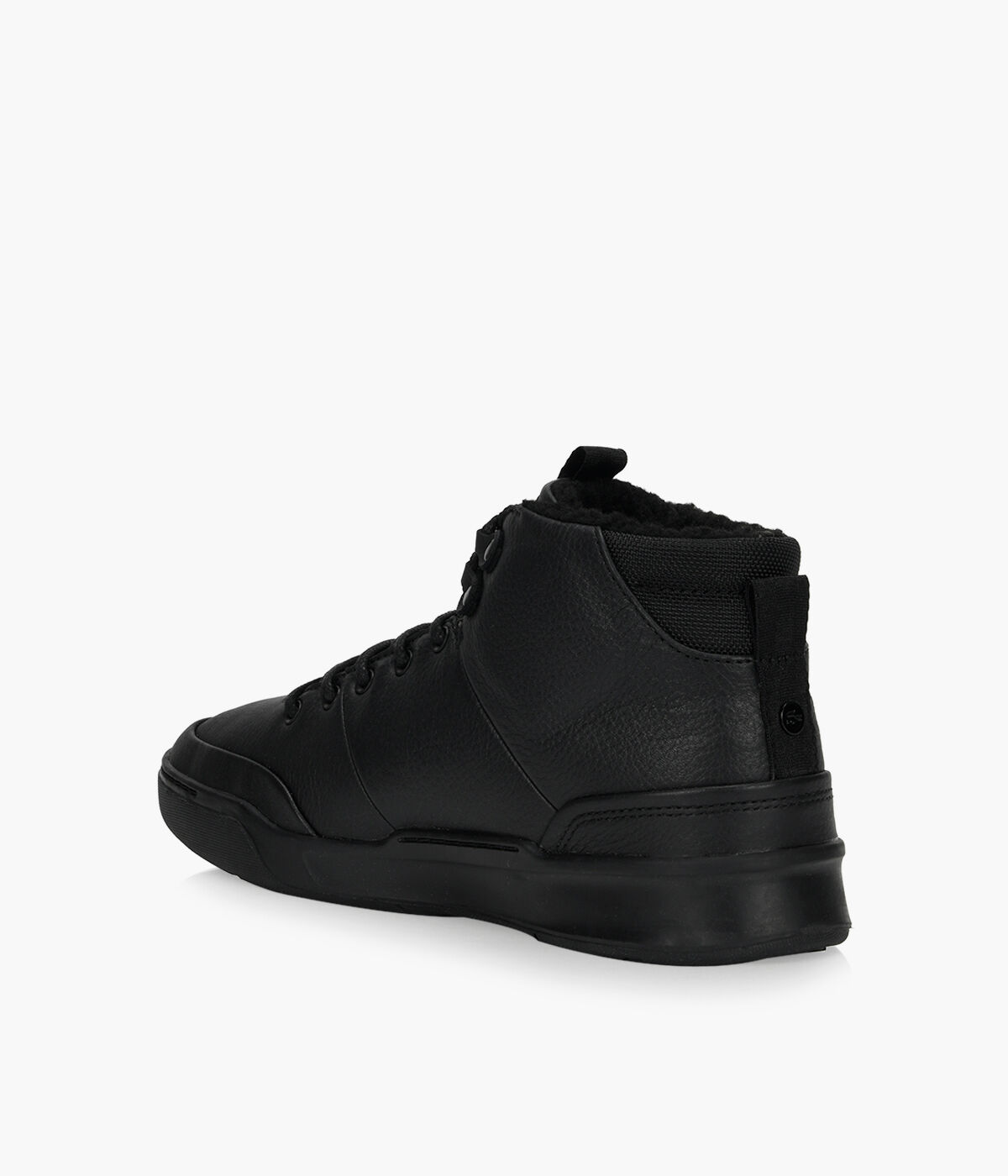 lacoste all black leather shoes