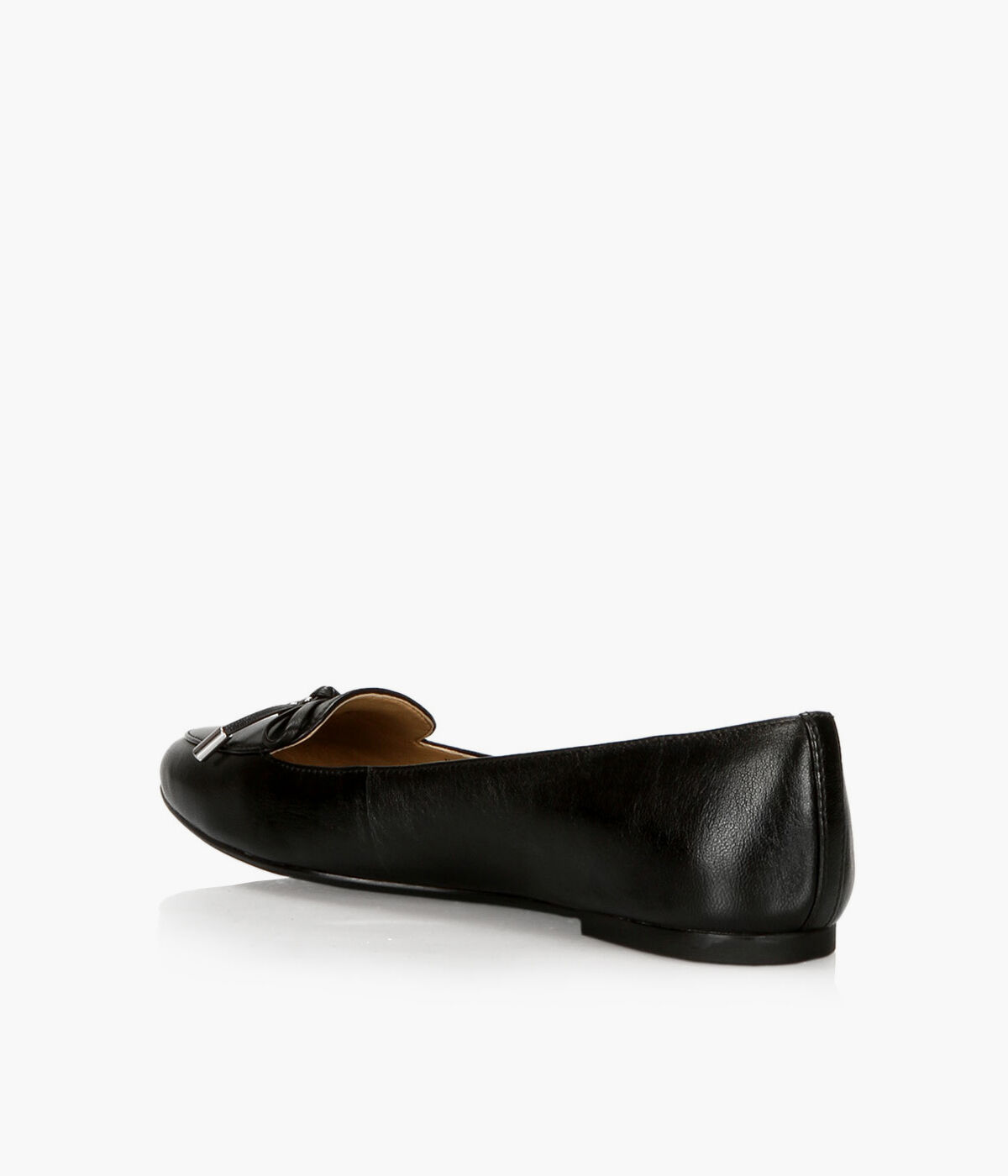 MICHAEL MICHAEL KORS NANCY FLAT Black Leather Browns Shoes