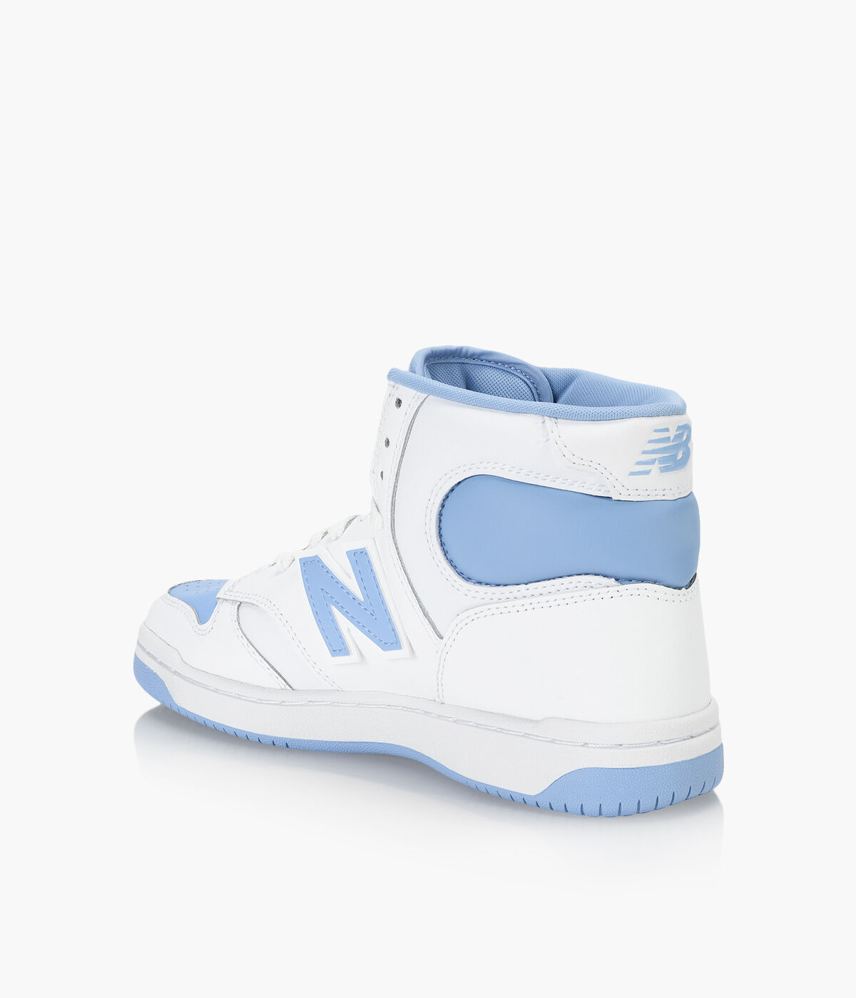 NEW BALANCE 480 HI White Colour Leather Browns Shoes