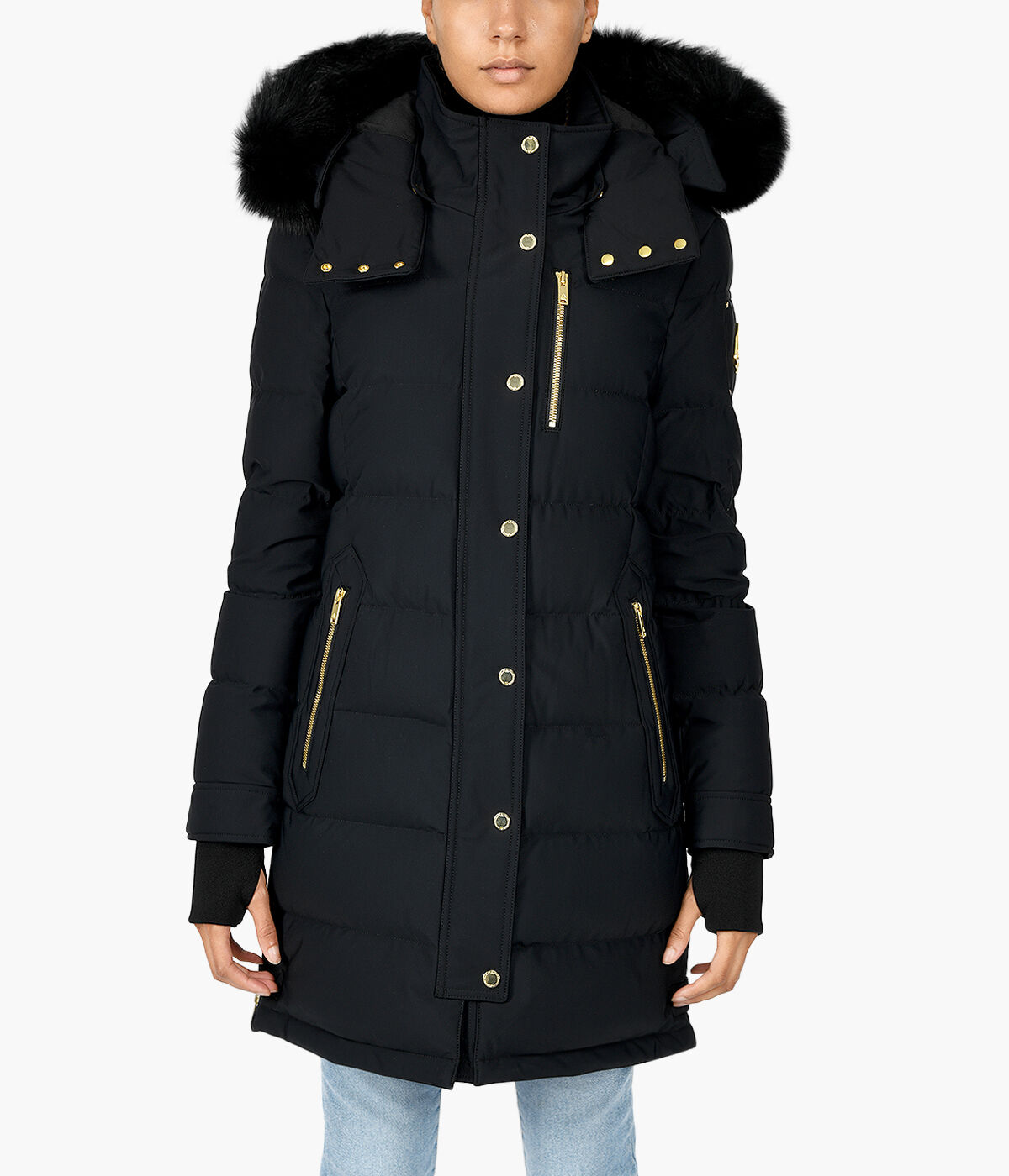 MOOSE KNUCKLES WATERSHED PARKA Black Browns Shoes