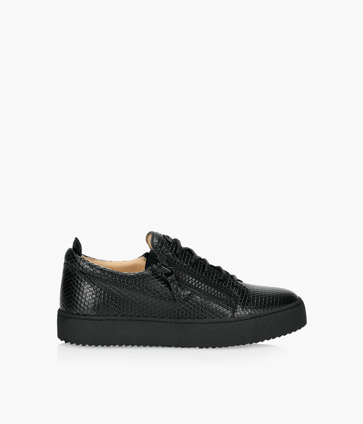 GIUSEPPE ZANOTTI FRANKIE Black Leather Browns Shoes