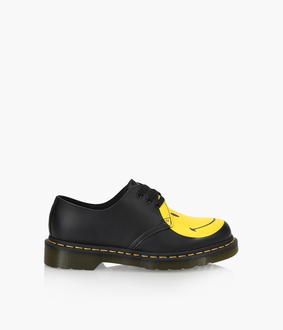 DR. MARTENS 1461 SMILEY Black Colour Leather Browns Shoes