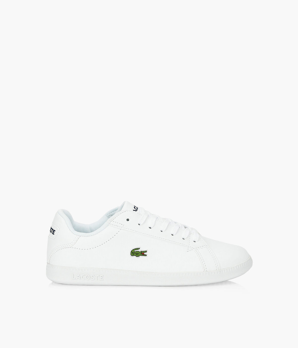 LACOSTE GRADUATE BL 1 White Leather Browns Shoes