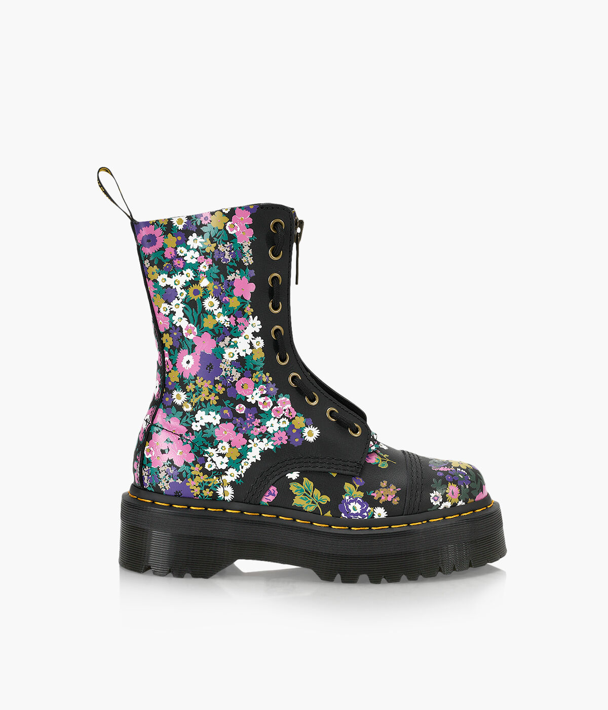DR. MARTENS SINCLAIR HI Multicolour Leather Browns Shoes
