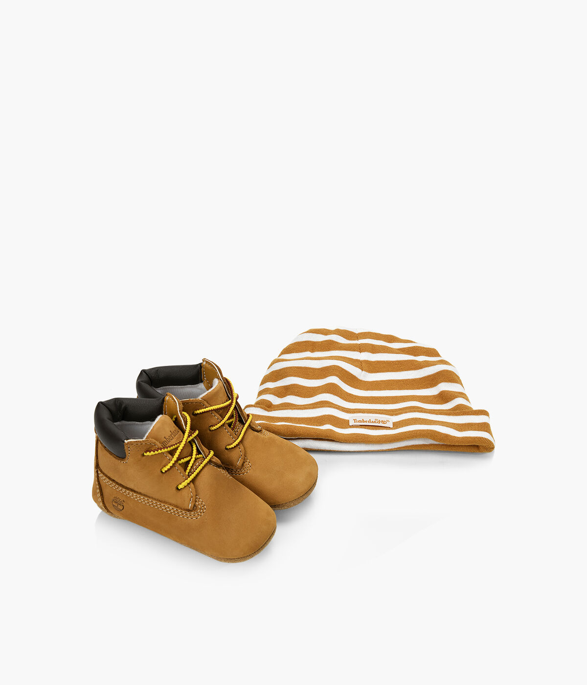 TIMBERLAND CRIB BOOTIE WITH HAT Tan Browns Shoes