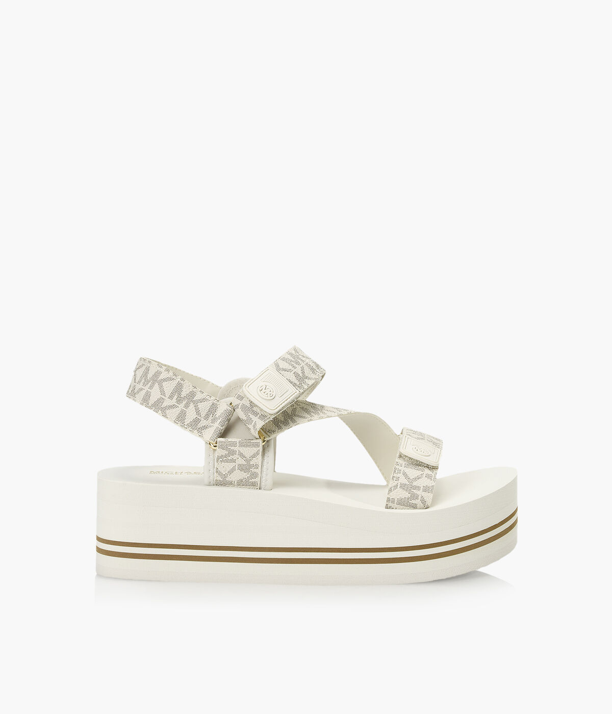 MICHAEL MICHAEL KORS OAKLEE PLATFORM SANDAL Synthetic Browns Shoes