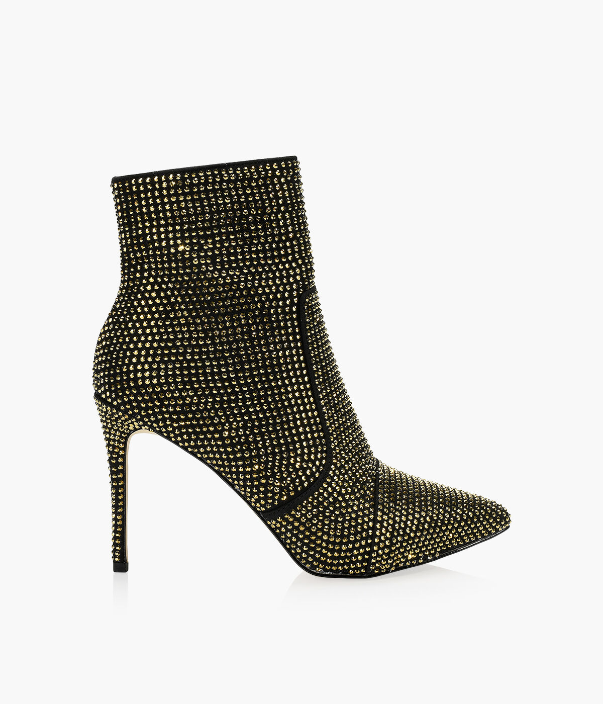 MICHAEL MICHAEL KORS RUE STILETTO BOOTIE Black Suede Browns Shoes