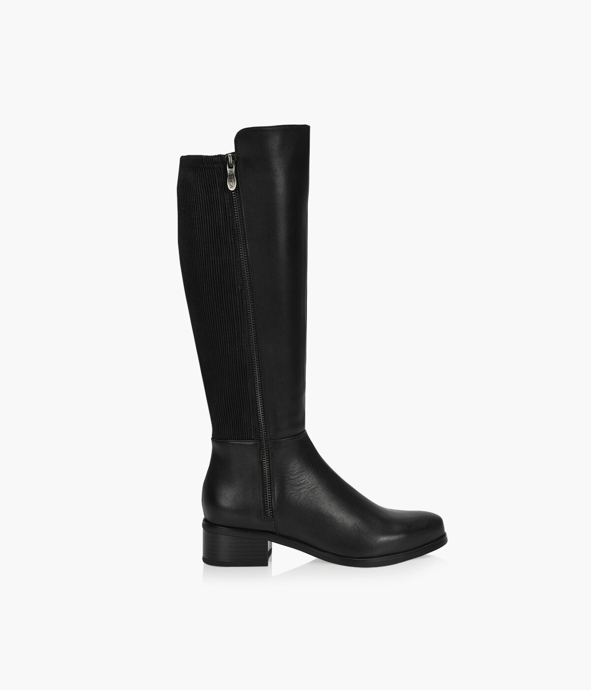 Botte noir deals femme talon