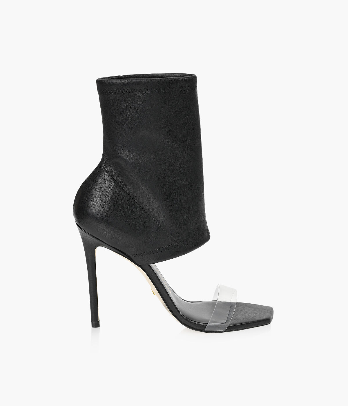 STUART WEITZMAN FRONT ROW STRETCH BOOTIE Black Leather Browns