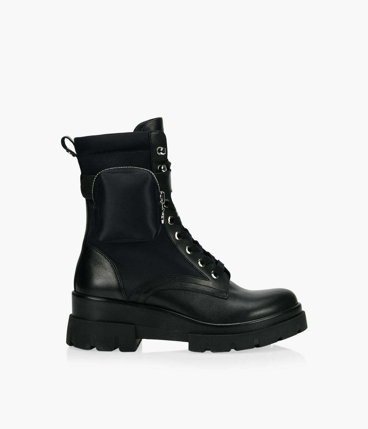 WISHBONE FAITH Black Nylon Browns Shoes