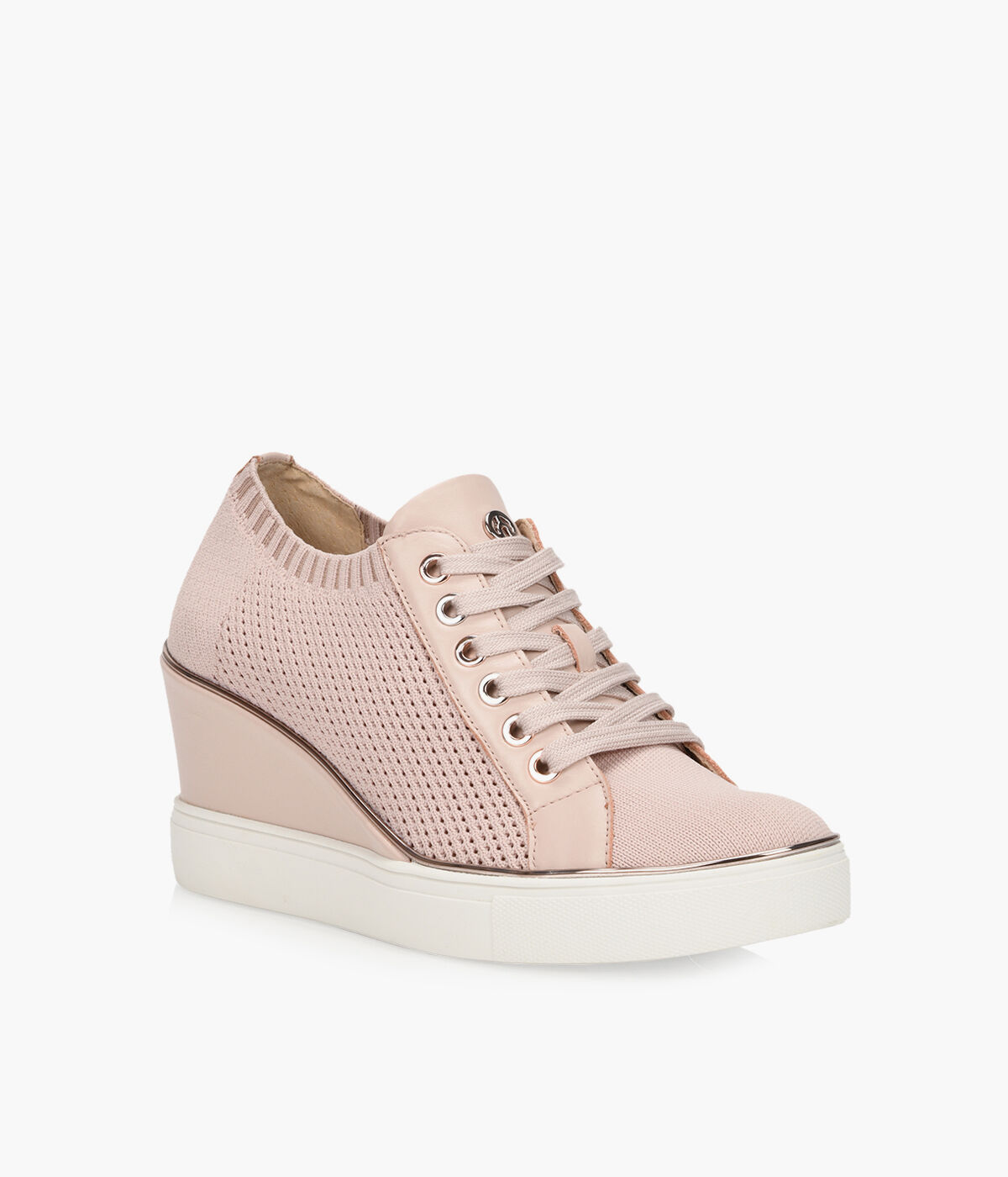 Wishbone wedge sneakers