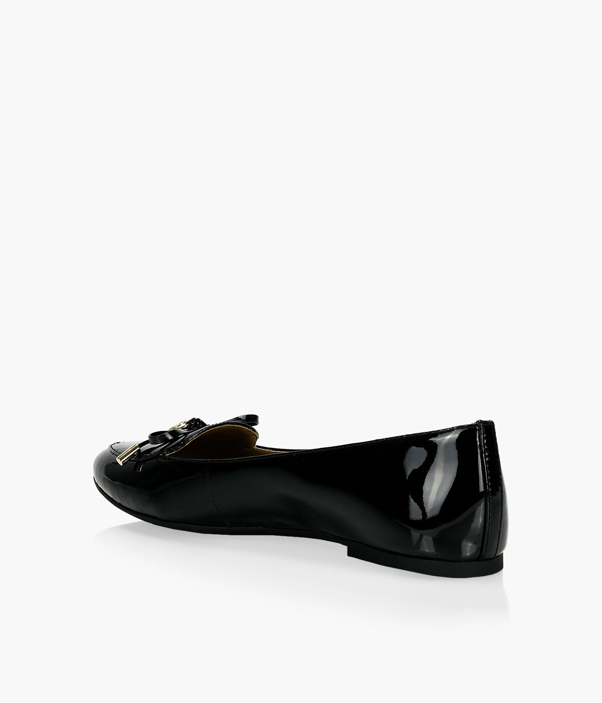 MICHAEL MICHAEL KORS NANCY FLAT Black Leather Browns Shoes