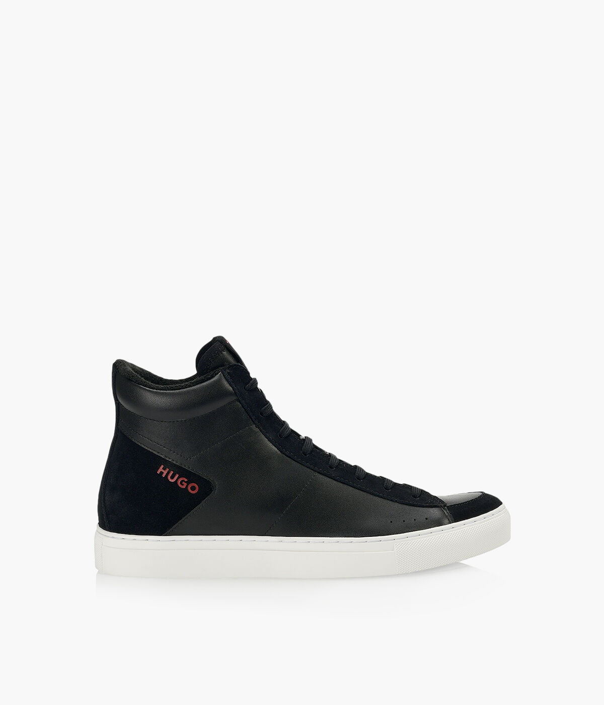 HUGO FUTURISM HITO Black Leather Browns Shoes