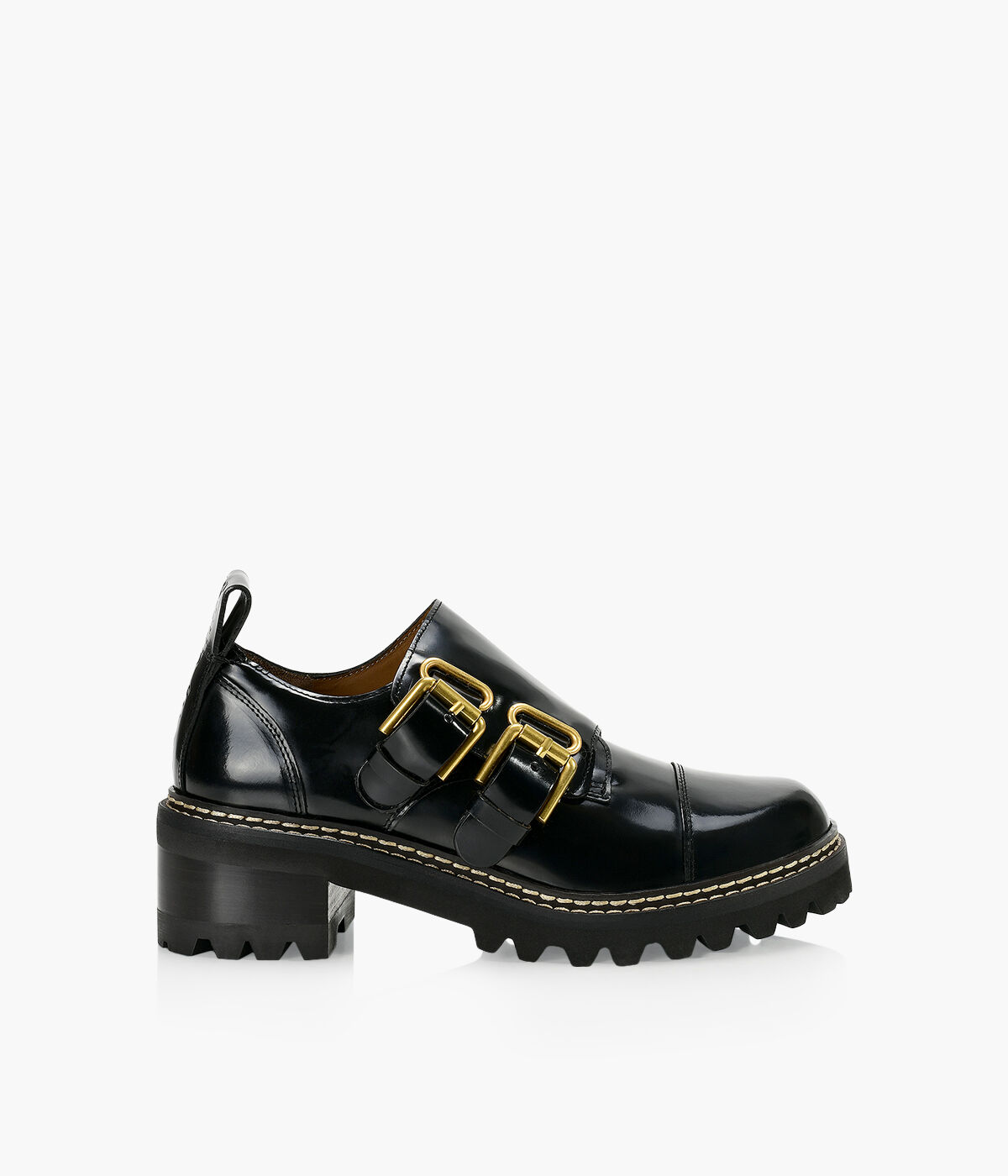 SEE BY CHLOE MALLORY Black Leather Browns Shoes