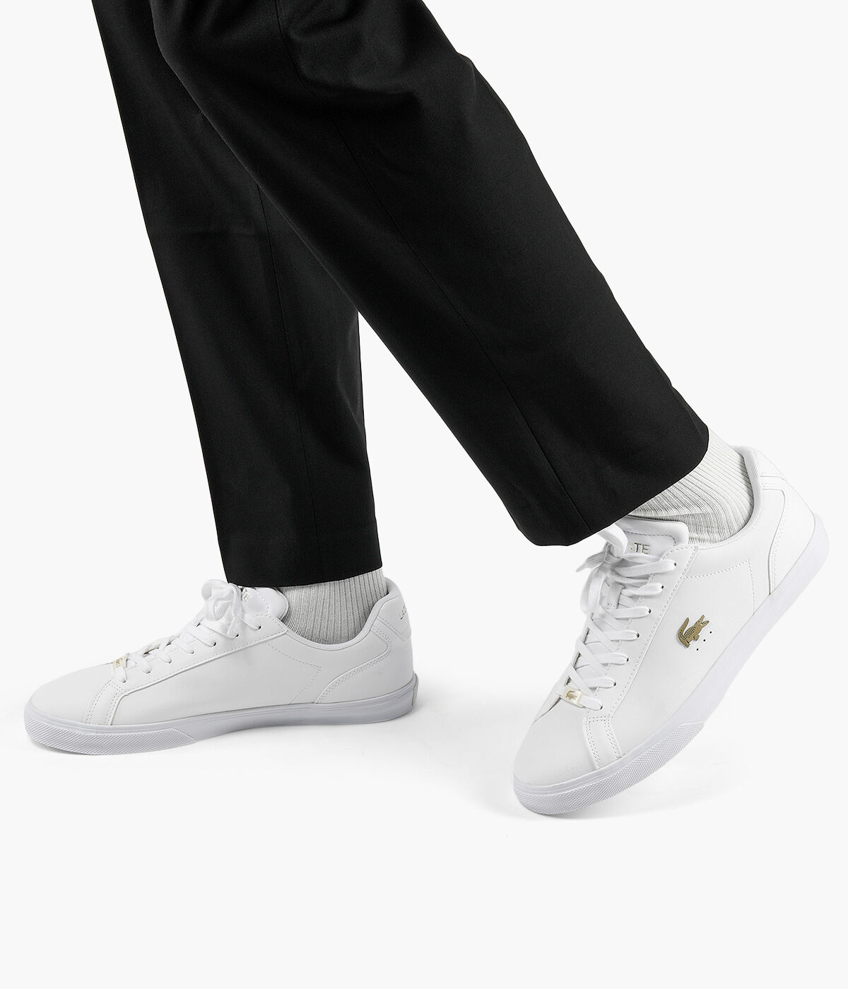Lacoste sales lerond leather