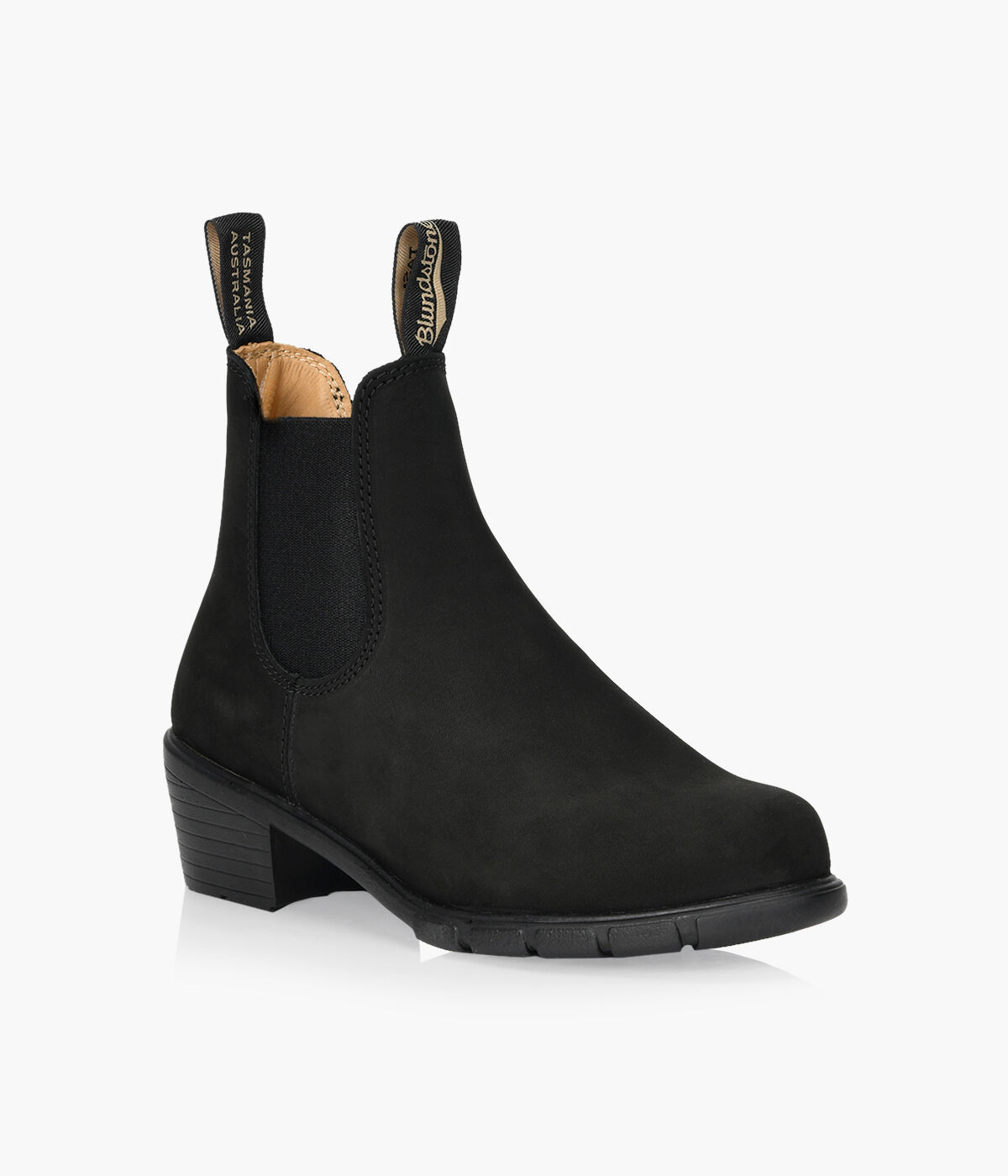BLUNDSTONE WOMEN S SERIES HEEL 1960 Black Nubuck Browns Shoes