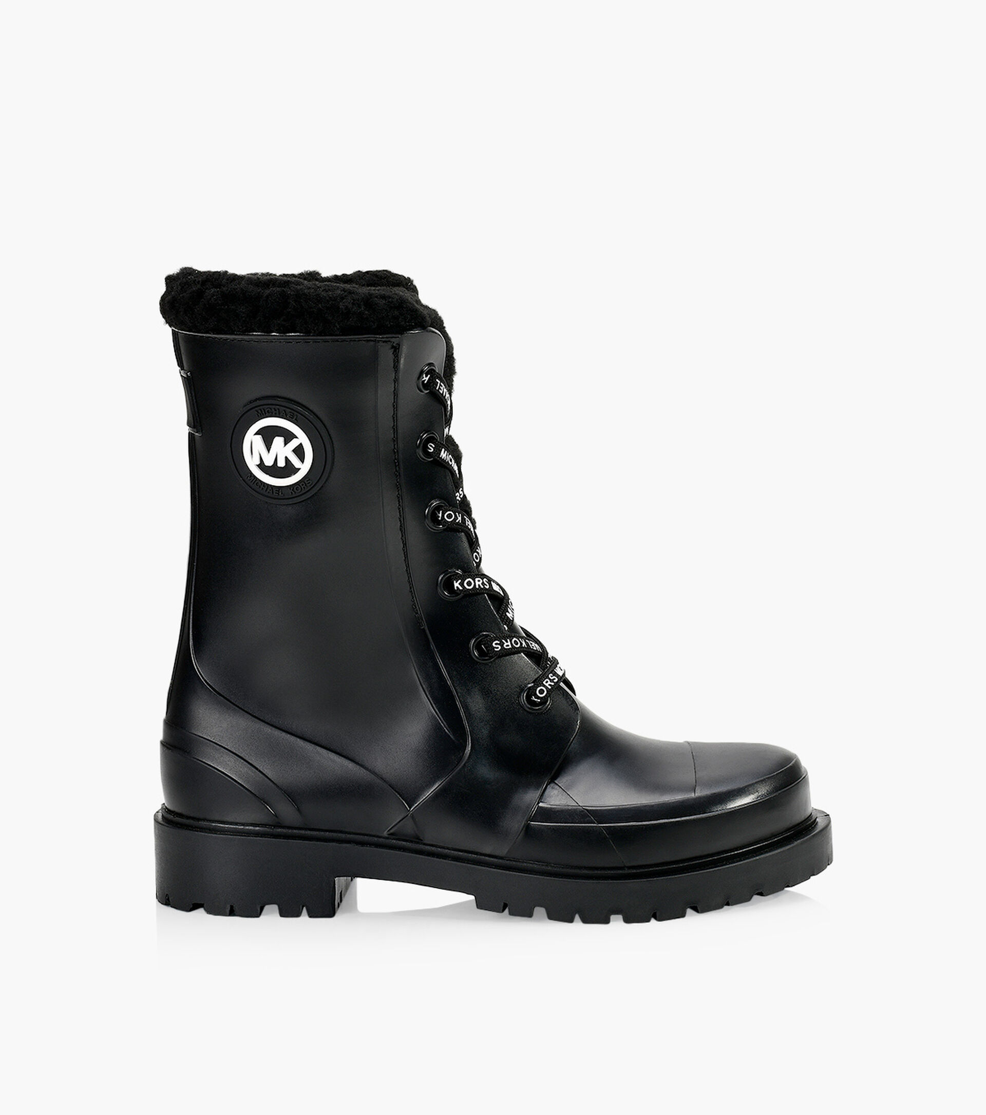 black mk rain boots
