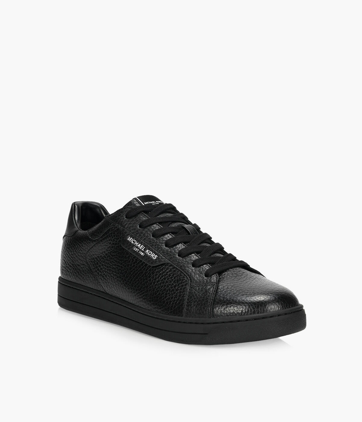 MICHAEL KORS MENS KEATING SNEAKER - Black Leather | Browns Shoes