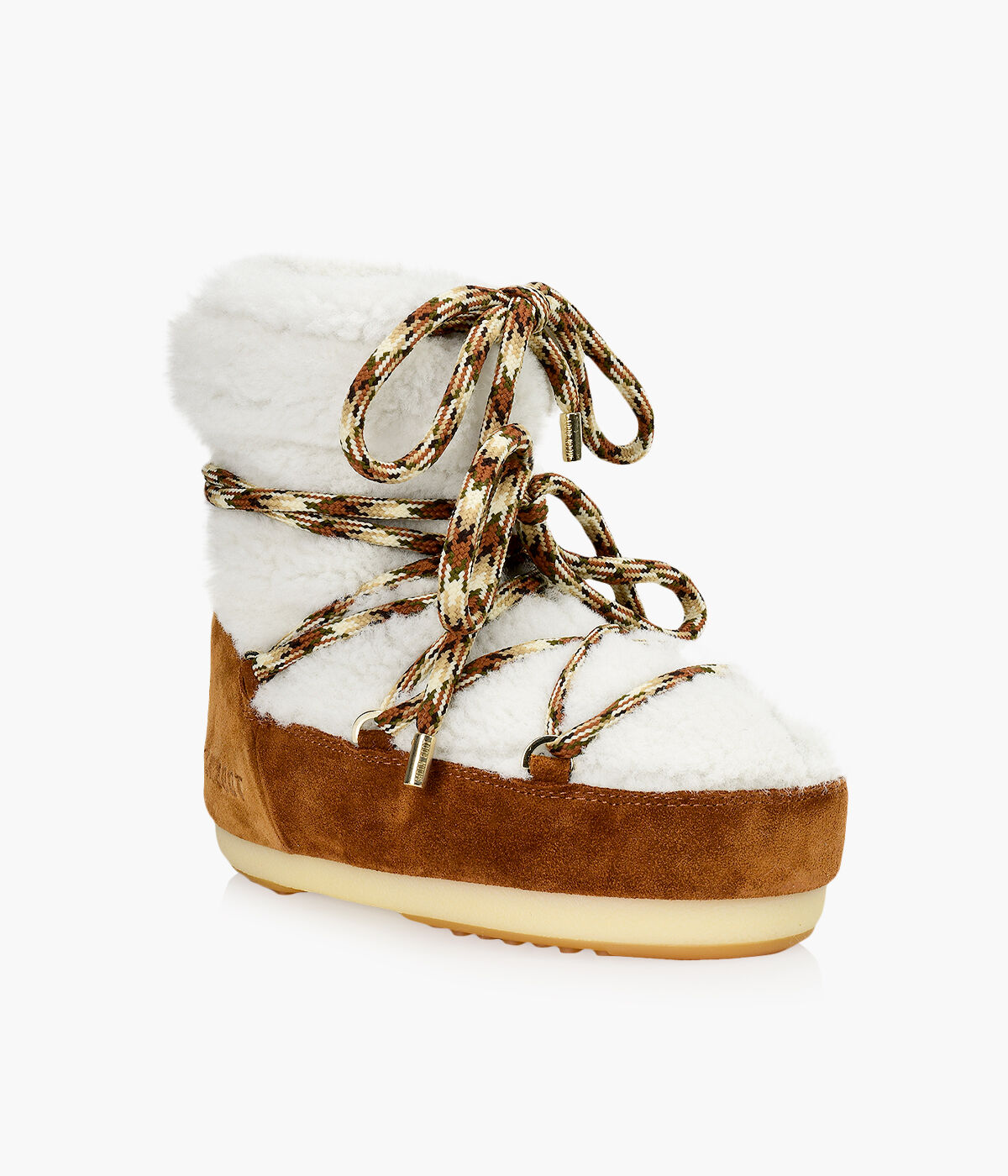 MOON BOOT LIGHT LOW SHEARLING Beige Wool Browns Shoes