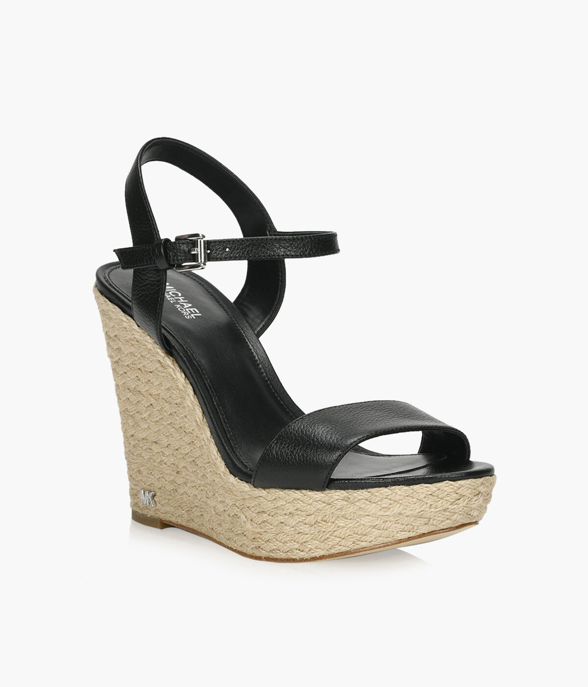 Michael kors jill wedge white discount
