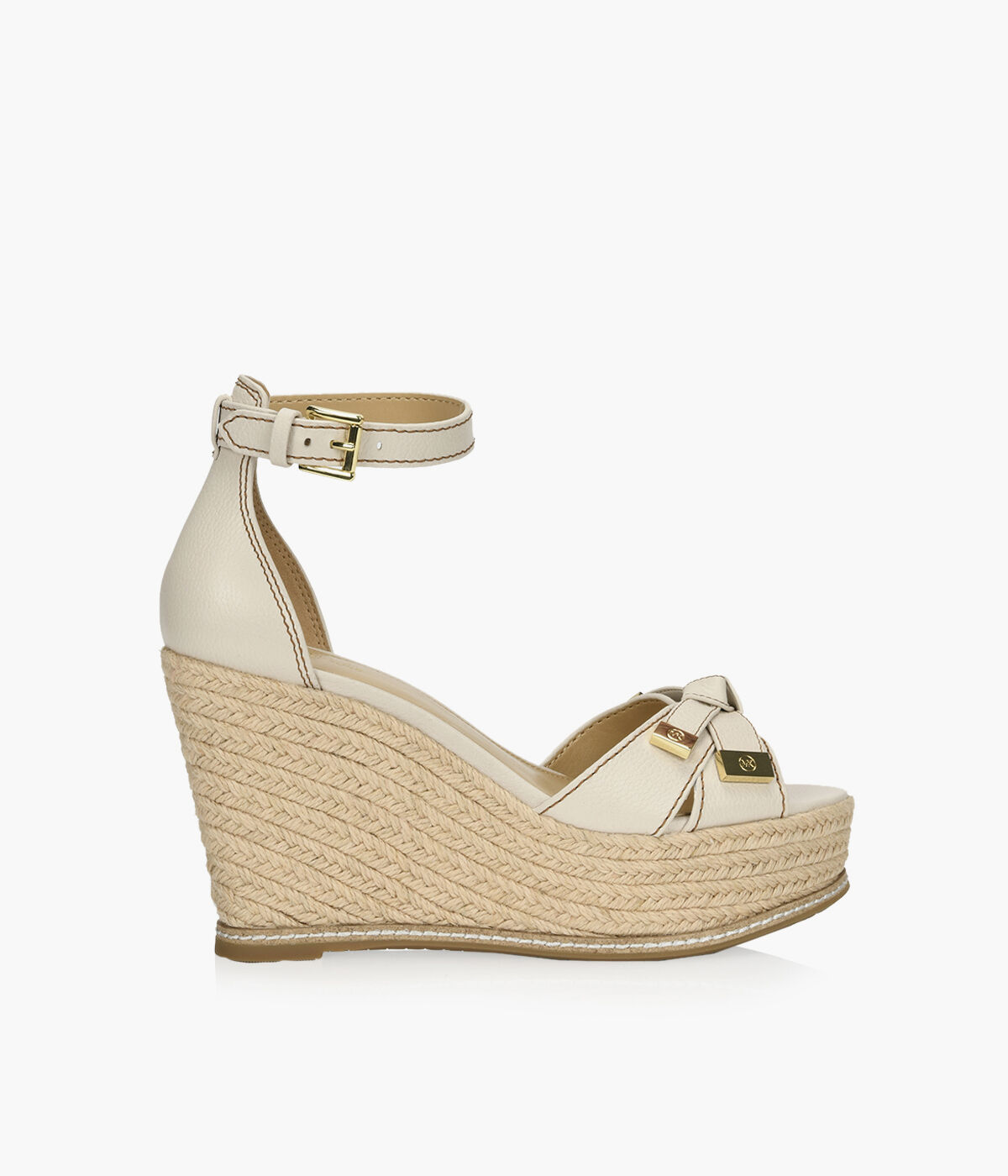 michael michael kors ripley leather wedge sandal