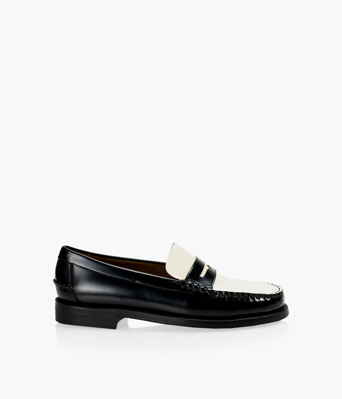 SEBAGO CLASSIC DAN Black Leather Browns Shoes