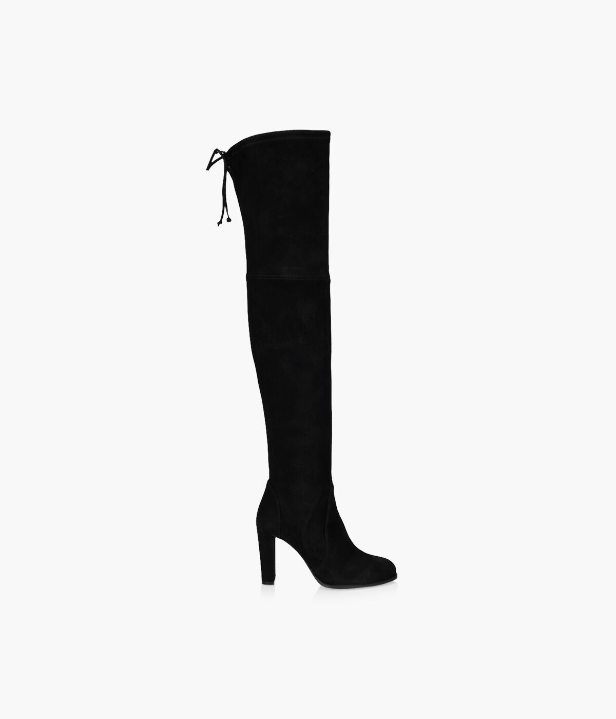 STUART WEITZMAN HIGHLAND Black Suede Browns Shoes