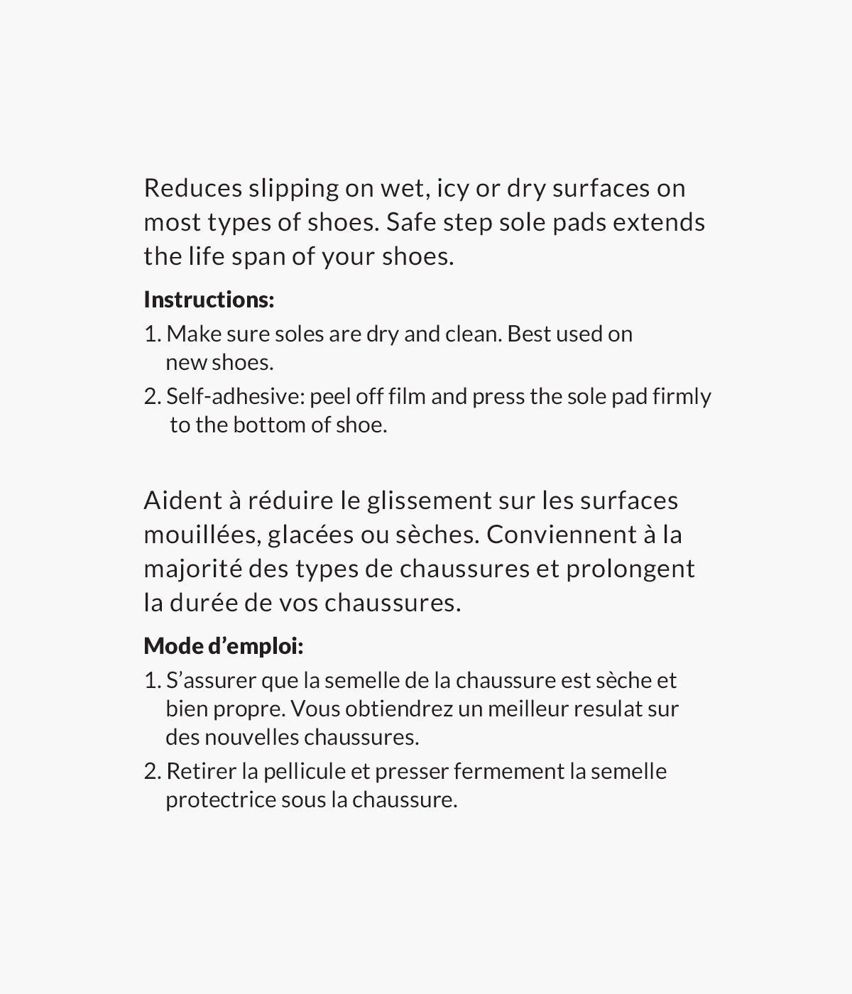 Shoe gear safe step sole pads shop