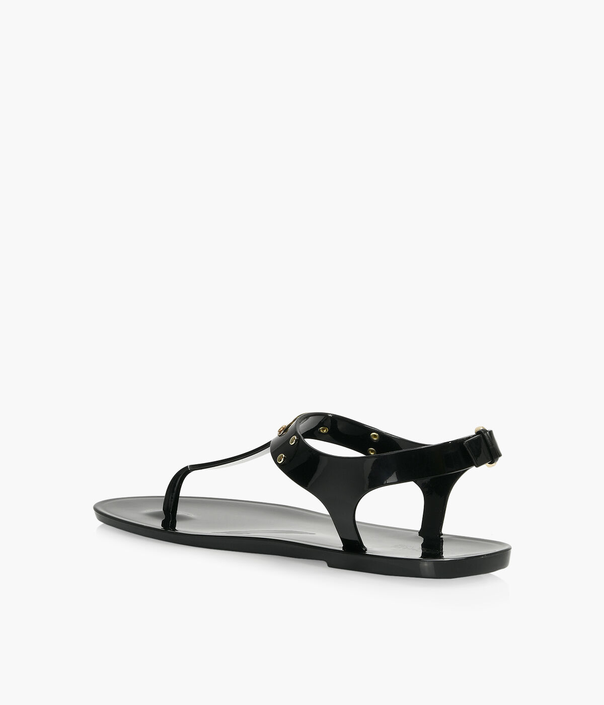MICHAEL MICHAEL KORS MK PLATE JELLY Black Rubber Browns Shoes