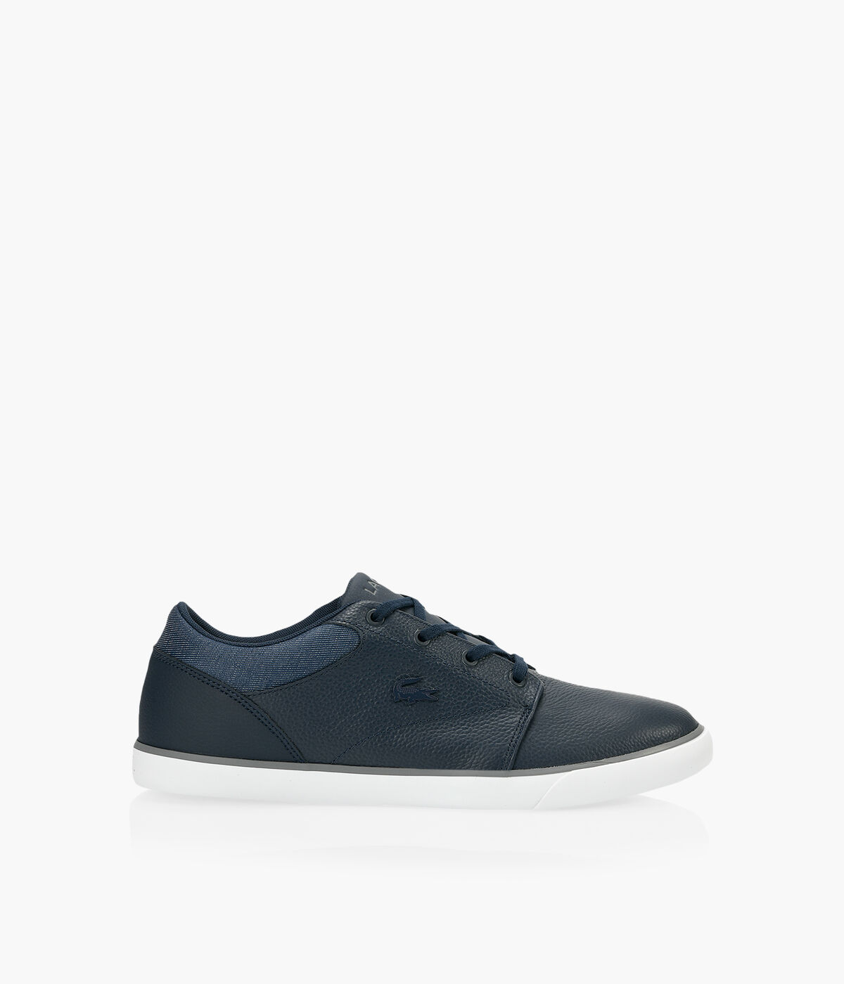 LACOSTE MINZAH Blue Leather Browns Shoes