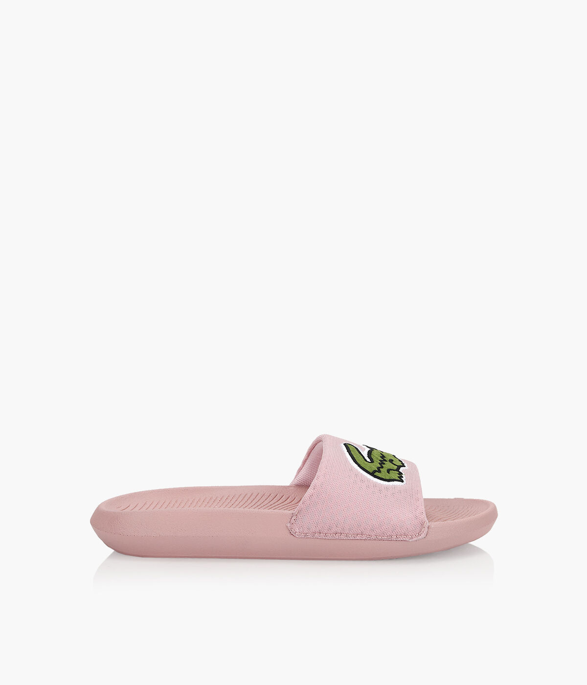 Pink velvet slides best sale