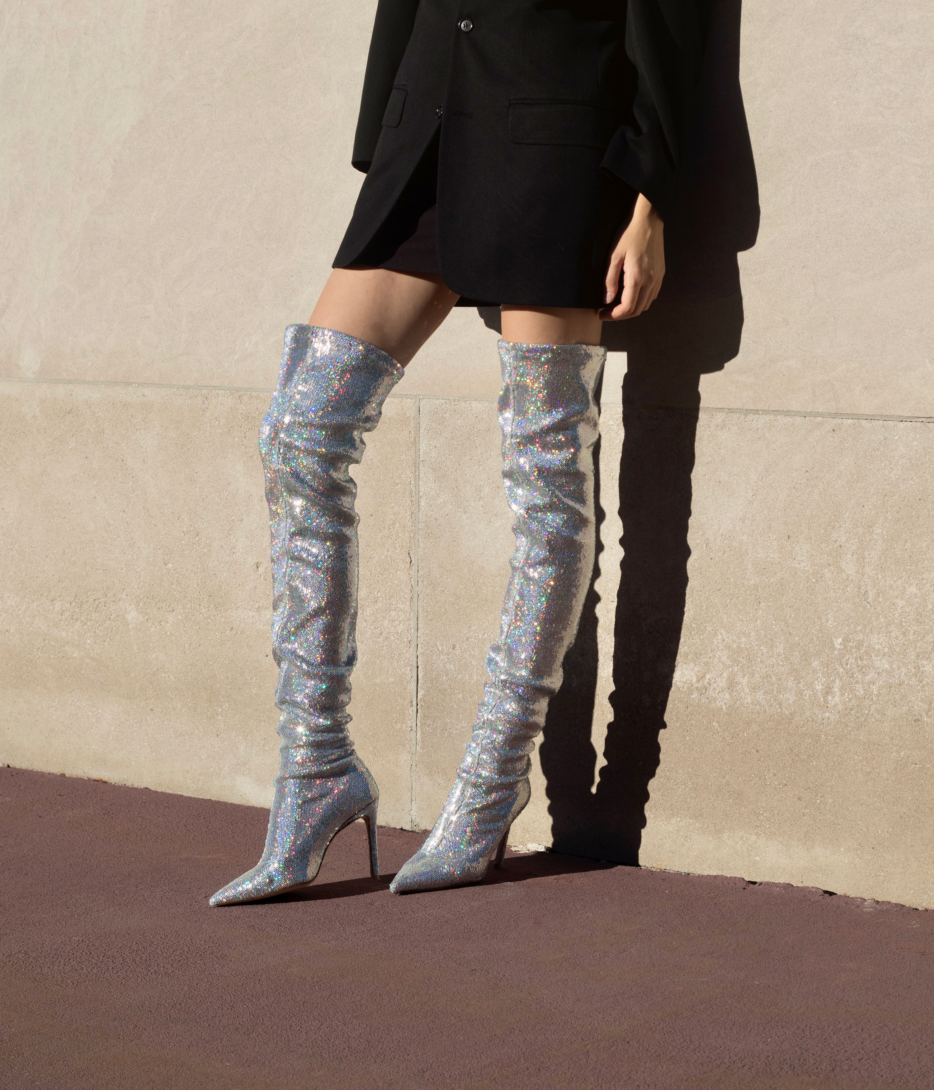 Stuart weitzman sequin boots new arrivals