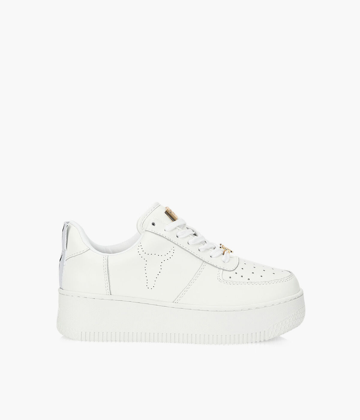 WINDSOR SMITH RACERR White Leather Browns Shoes