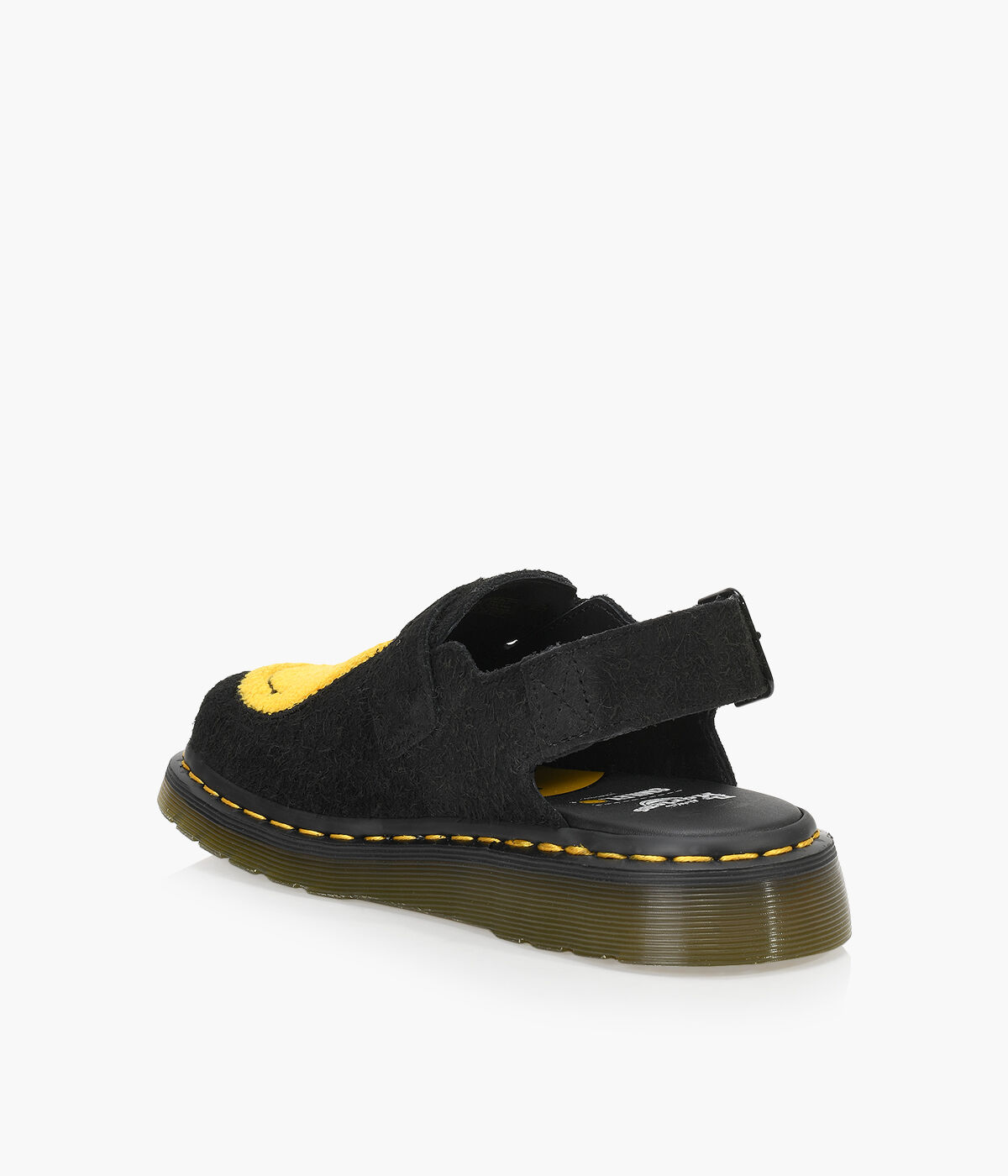 DR. MARTENS JORGE SMILEY Black Colour Suede Browns Shoes