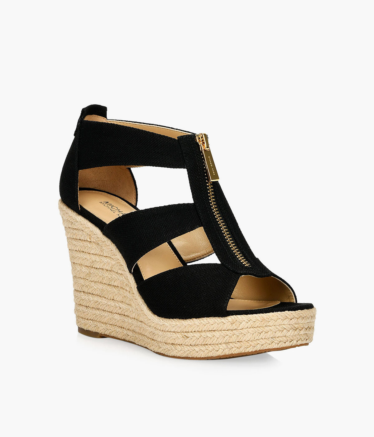 MICHAEL MICHAEL KORS DAMITA WEDGE Black Fabric Browns Shoes