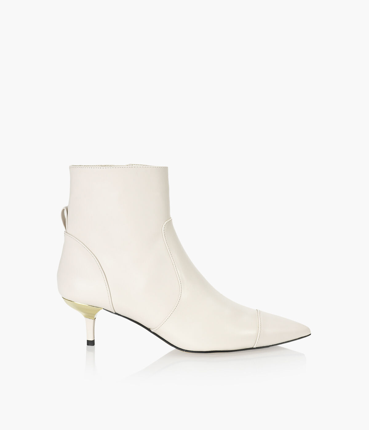 Kitten top heel bootie