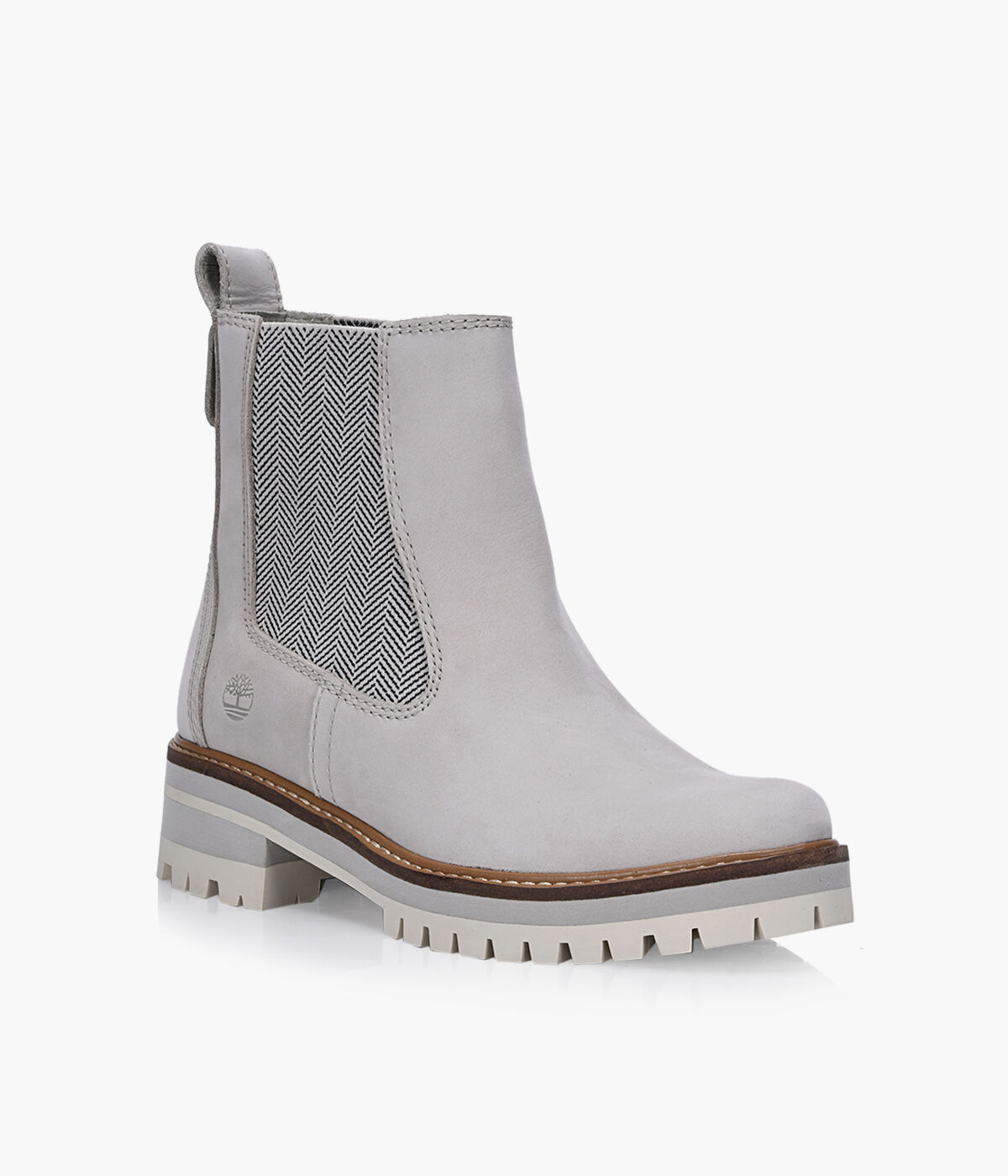 Timberland courmayeur valley chelsea boots clearance taupe grey
