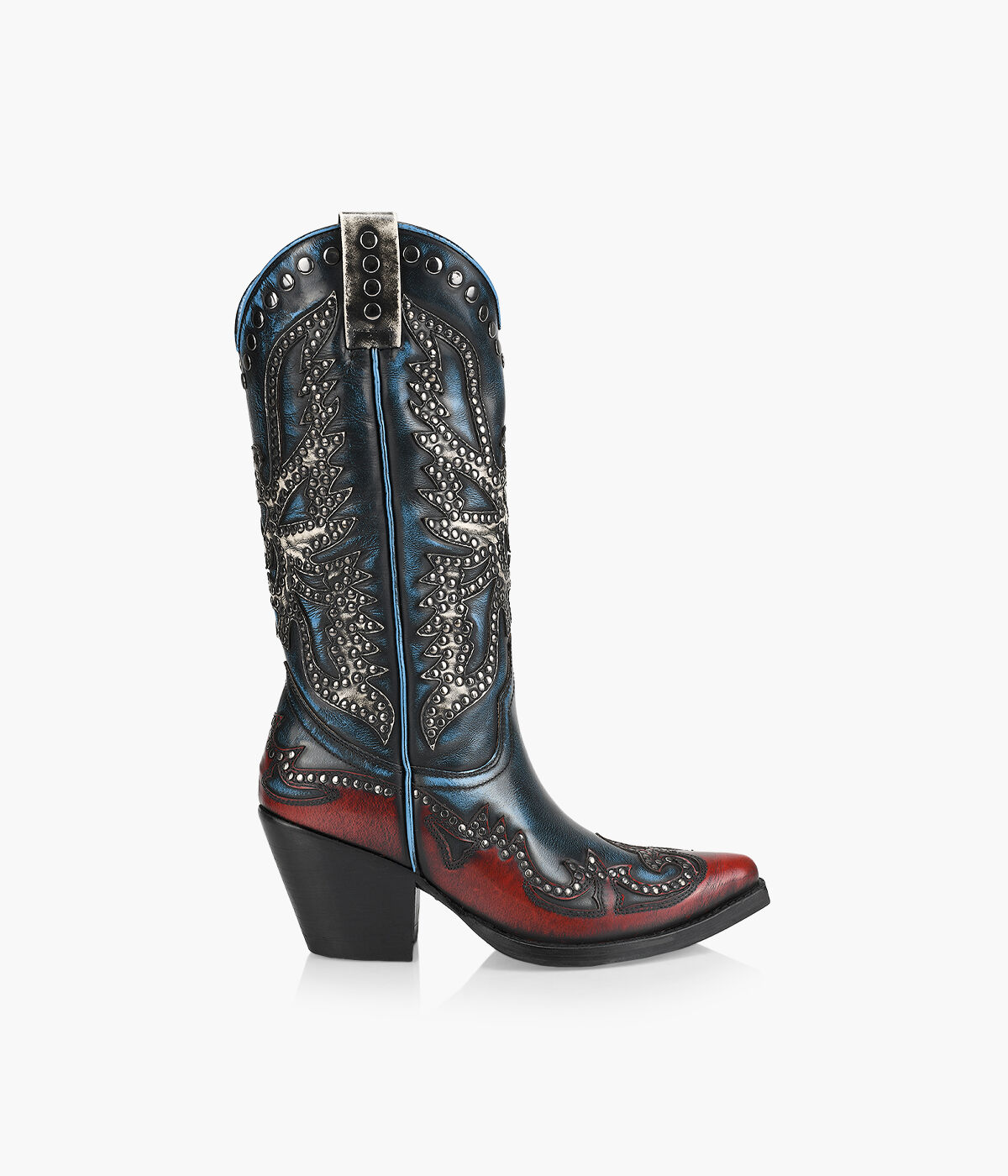 Brown and black shop cowboy boots