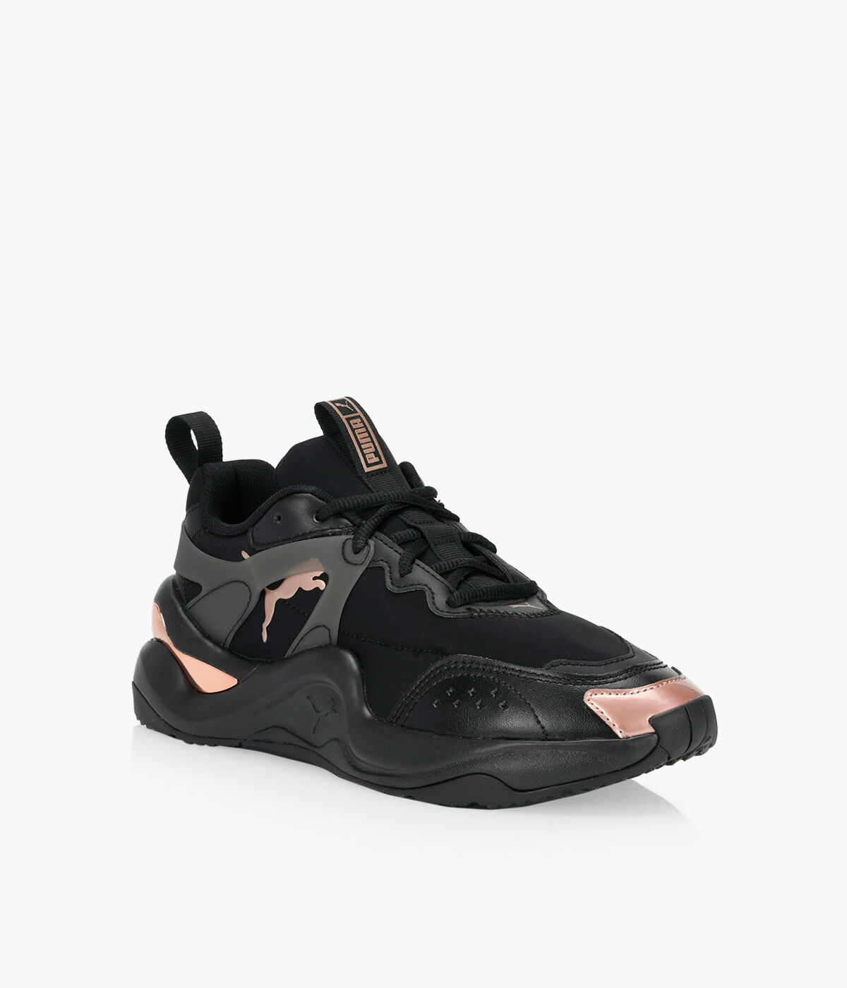 PUMA RISE NEOPRENE WN S Black Neoprene Browns Shoes