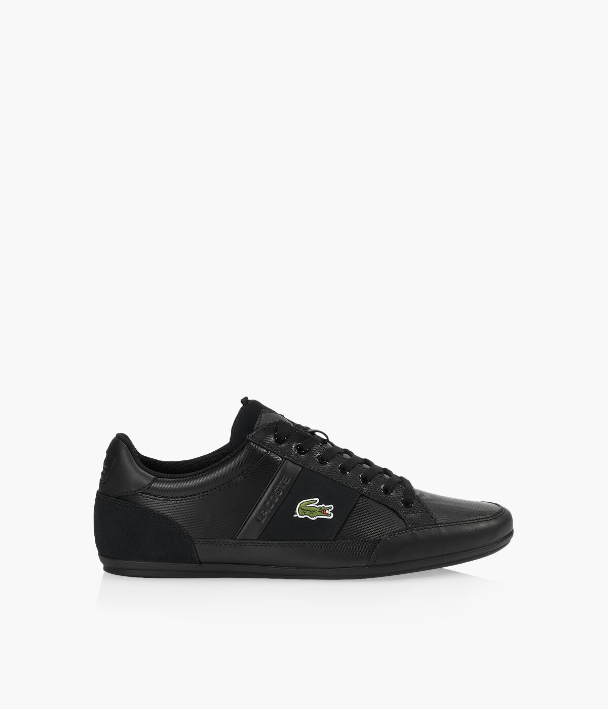 LACOSTE CHAYMON Black Patent Leather Browns Shoes